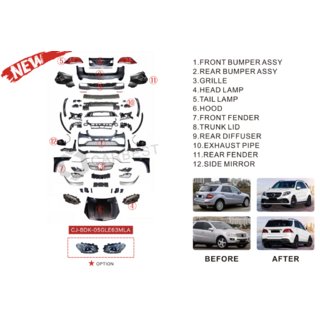 Kit de restylage pour W166 GLE63 AMG photo 4