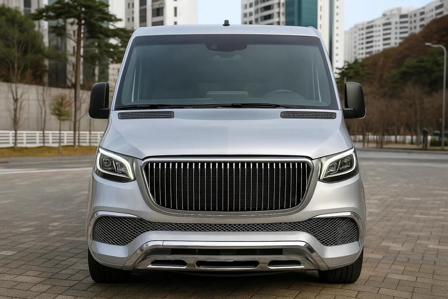 Mercedes Sprinter W907/W910 2018- Pare-chocs avant avec calandre (Maybach) Photo 1