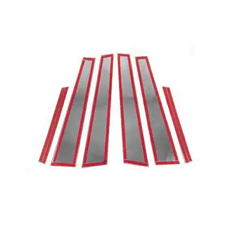 Couvre montants de porte en acier inoxydable (6 pcs) photo 4