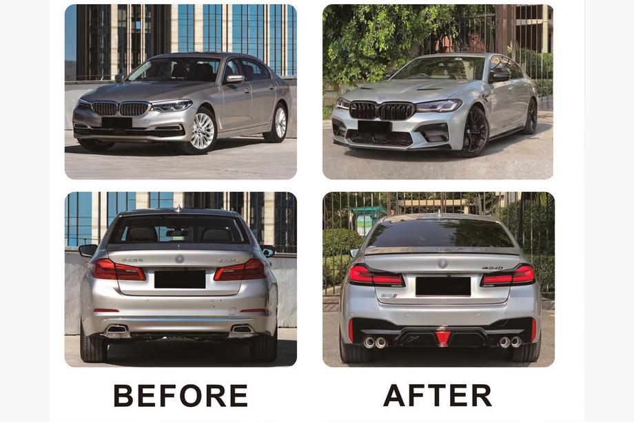 BMW Série 5 G30/G31 2017–2023 Kit restylage avec capot et ailes (pour M5 Competition 2021) Photo 3