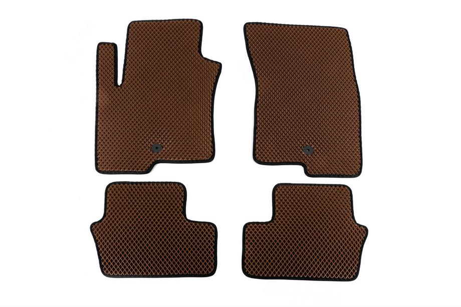 Jeep Compass 2006-2016 Tapis de sol EVA (Marron) Image
