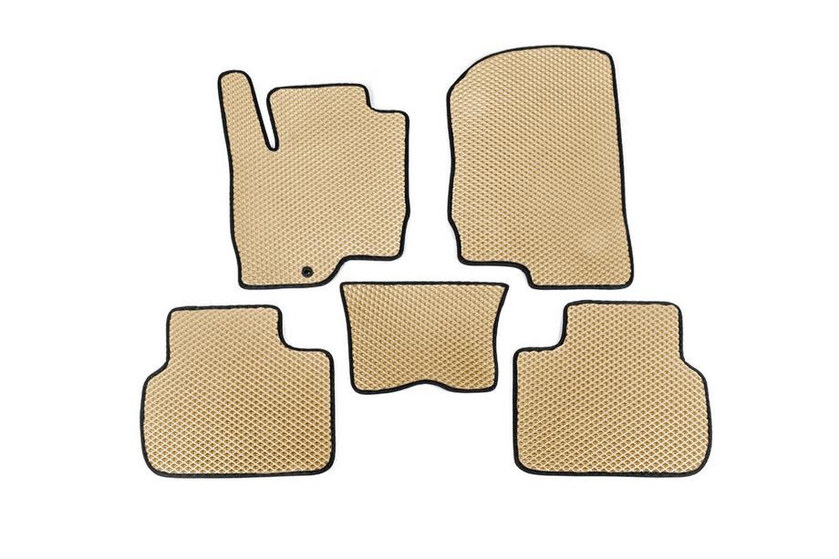 Mitsubishi Colt 2004-2012 Tapis de sol EVA (Beige) Image