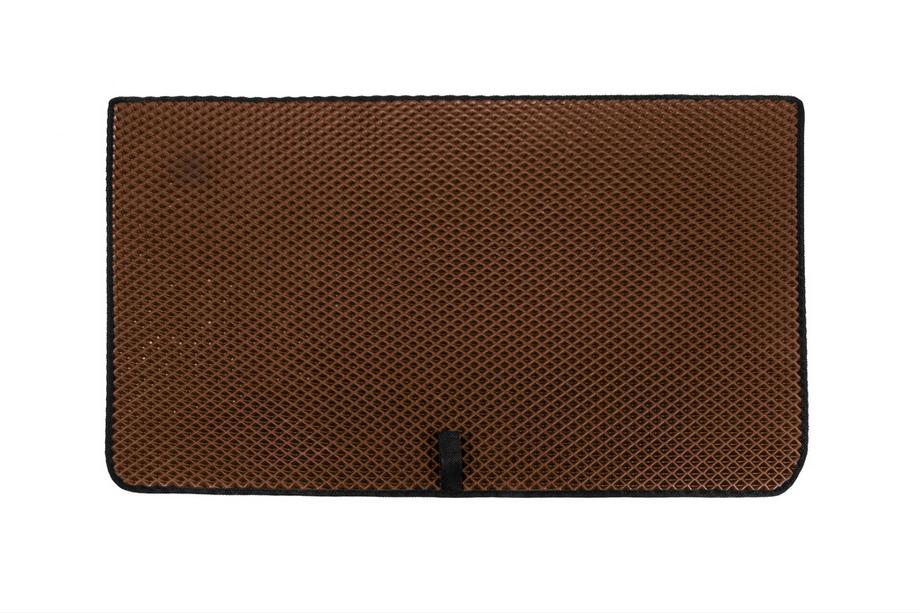 Renault Captur 2013-2019 Tapis de coffre tablette supérieure EVA (Marron) Photo 1