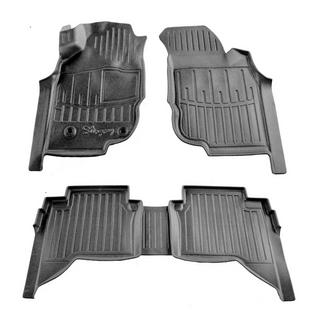Tapis de sol caoutchouc Stingray 3D (Crew Cab, 5 pcs) Toyota Hilux 2006-2015