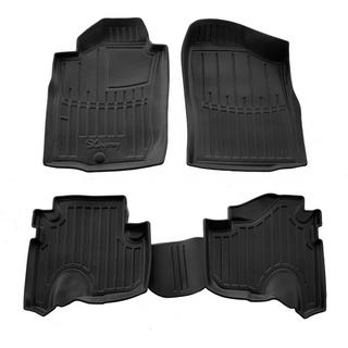 Tapis de sol en caoutchouc Stingray 3D (4 pcs)