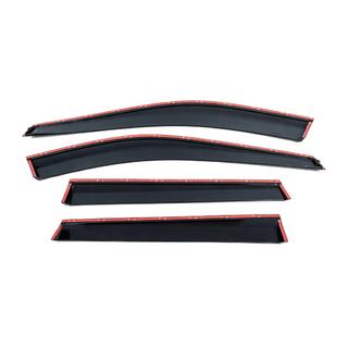 Déflecteurs de vitres avec moulure chromée (4 pcs, HIC) Nissan X-trail T33/Rogue 2022- photo 3