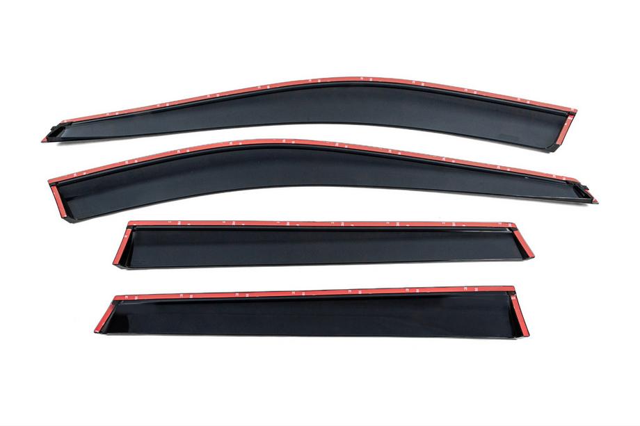 Nissan X-trail T33/Rogue 2022- Déflecteurs de vitres avec moulure chromée (4 pcs, HIC) Photo 3