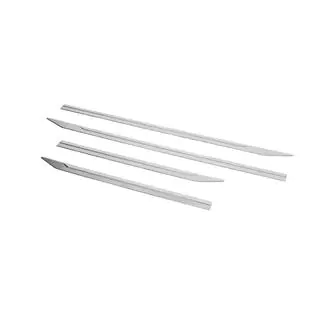 Moulures de porte universelles en acier inoxydable 94,5/62 x 4 cm (4 pcs) photo 1
