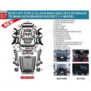 Kit carrosserie facelift vers G900 Roket photo 2