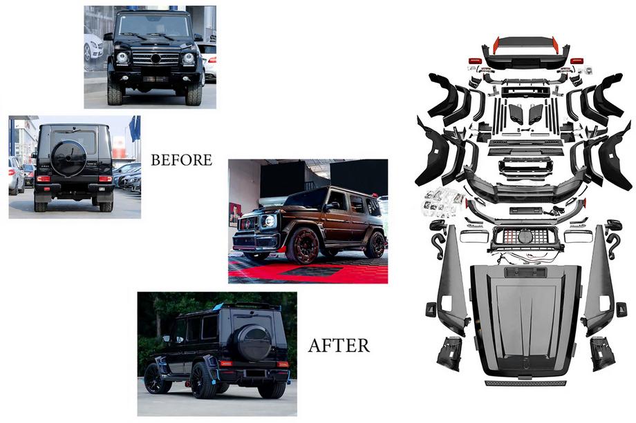Mercedes G class W463 1990-2018 Kit carrosserie facelift vers G900 Roket Image