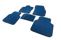 Volkswagen Tiguan 2016-2023 Tapis de sol EVA (Allspase, 2 Rangées, Bleu) photo 2