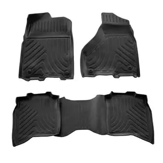 Tapis de Sol Caoutchouc Stingray 3D (Crew cab, 2009-2018, 4 pcs)