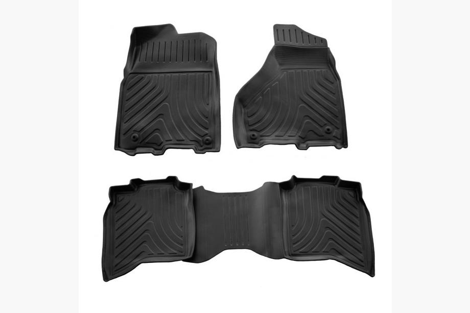 Dodge RAM (DS/DJ/D2) 2009–2024 Tapis de Sol Caoutchouc Stingray 3D (Crew cab, 2009-2018, 4 pcs) Image