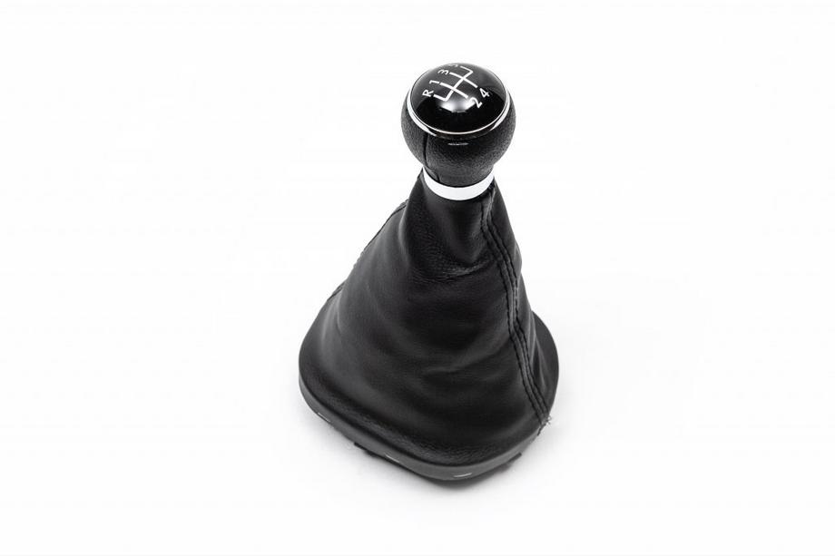 Volkswagen Caddy 2004-2010 Destockage Pommeau de Levier de Vitesse avec Soufflet (5 Vitesses) (Similicuir Endommagé) Photo 1