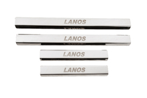 Daewoo Lanos 1998-2017 Seuils de porte Carmos V3 (4 pcs, inox) photo 1