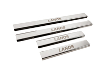 Daewoo Lanos 1998-2017 Seuils de porte Carmos V3 (4 pcs, inox) photo 3