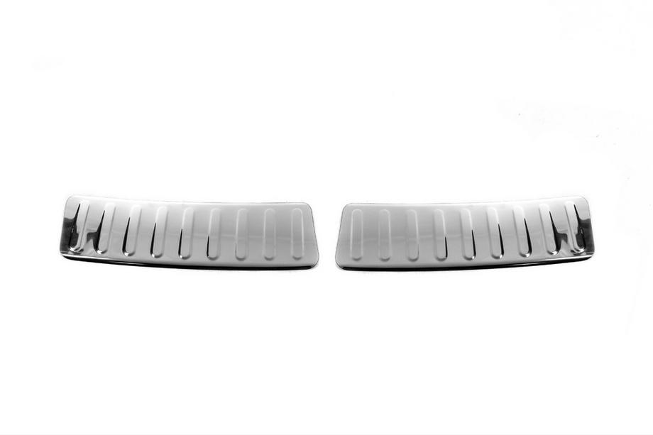 Renault Sandero 2007-2013 Protection de Pare-chocs Arrière Carmos V2 Inox Image