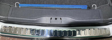 Opel Zafira B 2005–2011 Protection de Pare-chocs Arrière Carmos V2 Inox photo 1