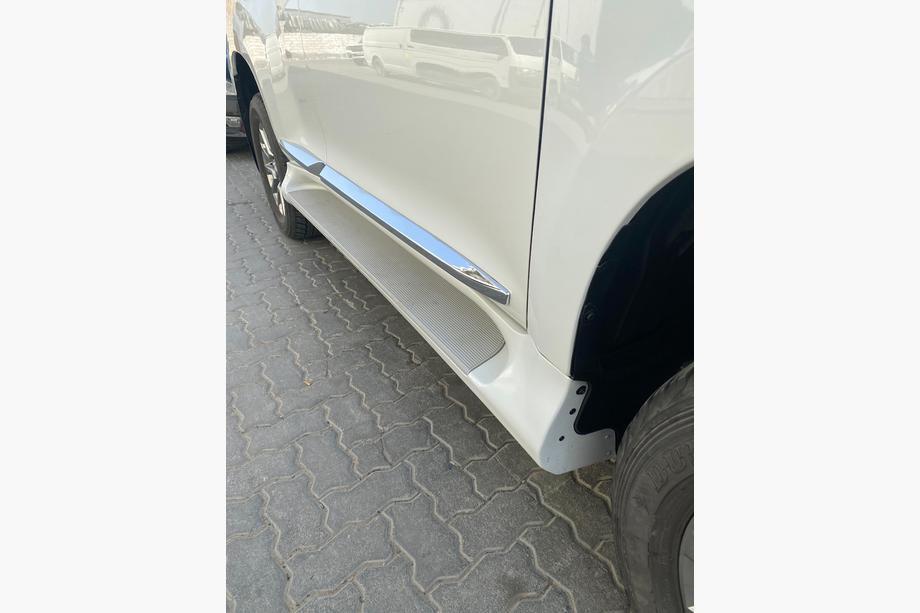 Lexus GX460 2009-2023 Marchepieds latéraux (2 pcs, aluminium) Noir (marchepied gris) Photo 12