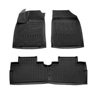 Tapis de sol en caoutchouc Stingray 3D (4 pcs)