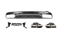 Mercedes C-class W205 2014-2021 Diffuseur arrière avec embouts d’échappement (design C63 2014-2018) photo 2