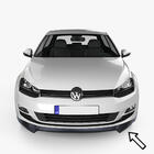 Volkswagen Golf 7/E-Golf 2012-2020 Lame avant ESA (noir) photo 1