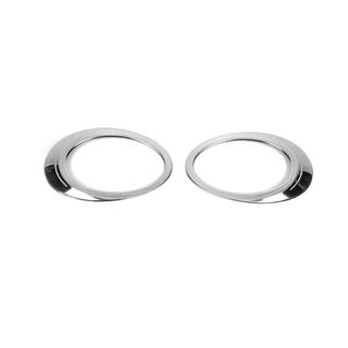 Entourages de phares antibrouillard 2008-2011 (2 pcs, inox) photo 2