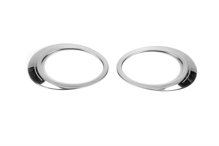 Renault Megane III 2009-2016 Entourages de phares antibrouillard 2008-2011 (2 pcs, inox) Photo 2