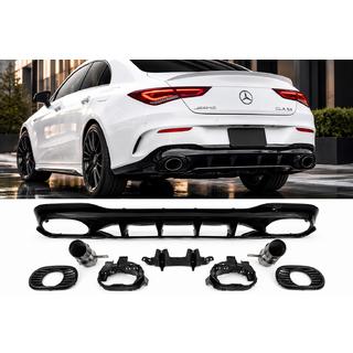 Diffuseur arrière avec embouts d’échappement (design CLA35) photo 1