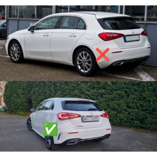 Diffuseur arrière avec embouts d'échappement (Design A35 HB) photo 3