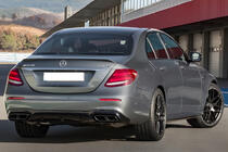 Mercedes E-class W213 2016-2023 Diffuseur arrière avec embouts E63-Design Noir (pour AMG/AMG-Line 2016-2020) photo 1