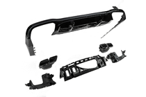 Mercedes E-class W213 2016-2023 Diffuseur arrière avec embouts E63-Design Noir (pour AMG/AMG-Line 2016-2020) photo 5