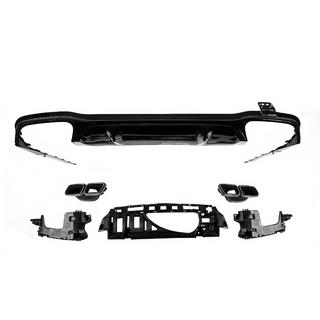 Diffuseur arrière avec embouts E63-Design Noir (pour AMG/AMG-Line 2016-2020) photo 3