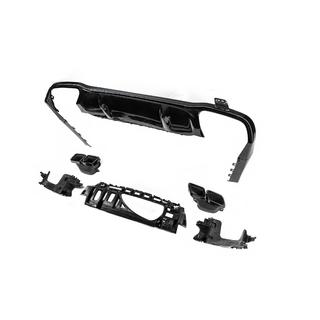 Diffuseur arrière avec embouts E63-Design Noir (pour AMG/AMG-Line 2016-2020) photo 4