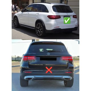 Diffuseur arrière avec embouts d'échappement (Design AMG43) photo 4