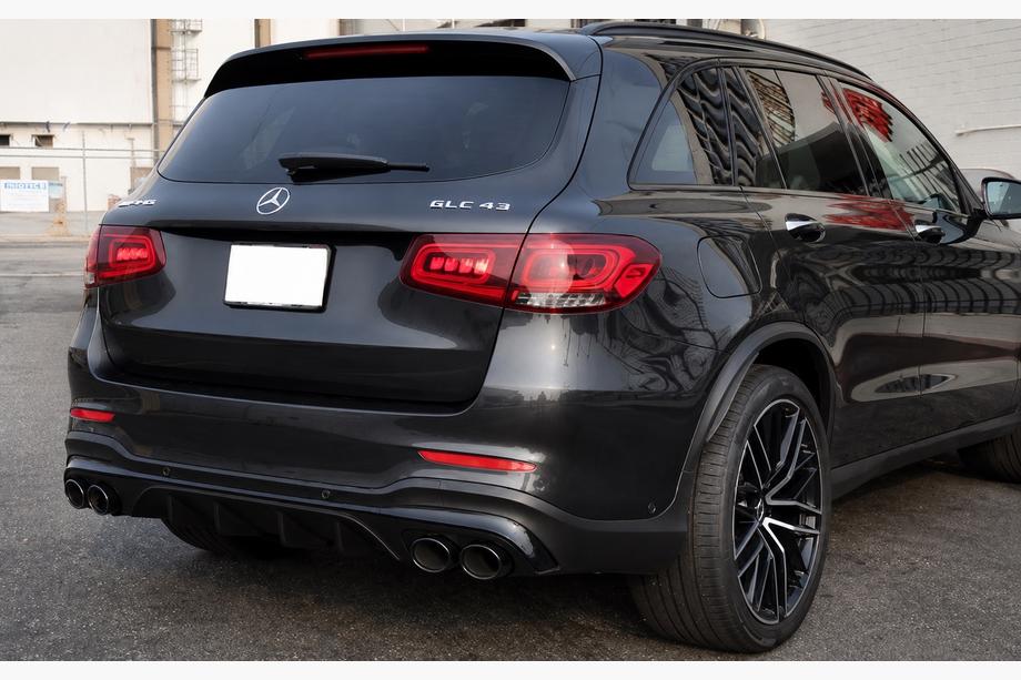 Mercedes GLC X253 2015-2022 Diffuseur arrière avec embouts d'échappement (Design AMG43) Photo 2