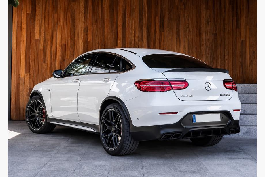 Mercedes GLC coupe C253 2016-2023 Diffuseur arrière avec embouts Black (Design AMG63) Photo 3