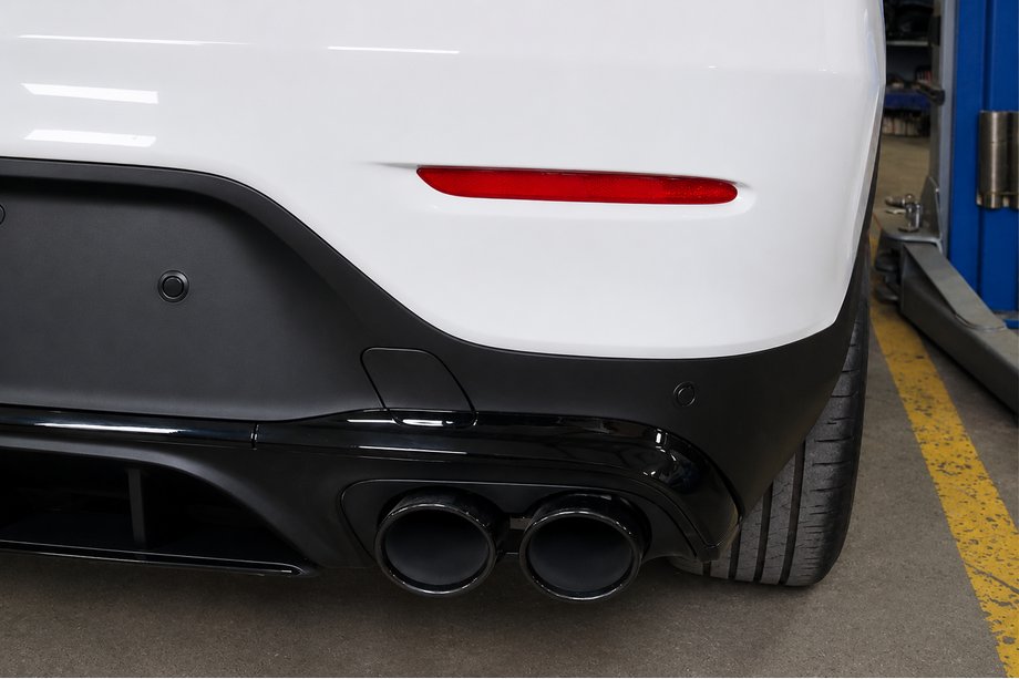 Mercedes GLC coupe C253 2016-2023 Diffuseur arrière avec sorties d'échappement (Design AMG43) Photo 4