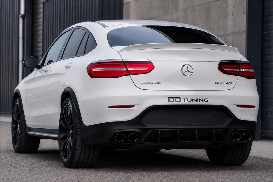 Mercedes GLC coupe C253 2016-2023 Diffuseur arrière avec sorties d'échappement (Design AMG43) Photo 6