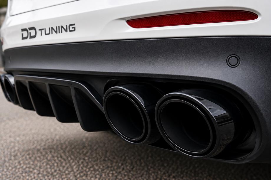 Mercedes GLC coupe C253 2016-2023 Diffuseur arrière avec sorties d'échappement (Design AMG43) Photo 5