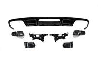 Mercedes CLS C218 2011-2018 Diffuseur arrière avec embouts d’échappement Black (2015-2018, design CLS63) photo 2