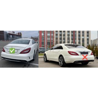 Diffuseur arrière avec embouts d’échappement Black (2015-2018, design CLS63) photo 3