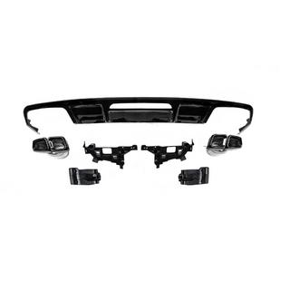 Diffuseur arrière avec embouts d’échappement Black (2015-2018, design CLS63) photo 2