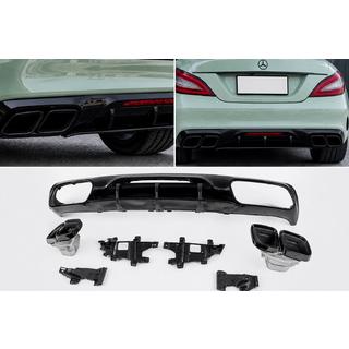Diffuseur arrière avec embouts d’échappement Black (2015-2018, Design GT63)