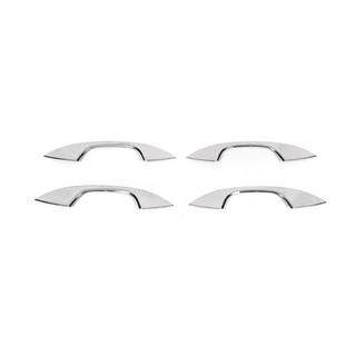 Couvre-poignées de Porte Chromés (4 pcs, Acier Inoxydable) photo 2