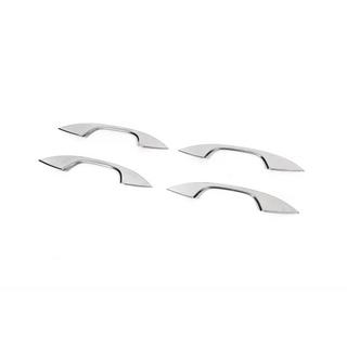 Couvre-poignées de Porte Chromés (4 pcs, Acier Inoxydable) photo 3