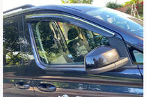Ford Connect 2021- Déflecteurs de vitres avec baguette chromée (2 pcs., Sunplex Chrome) photo 2
