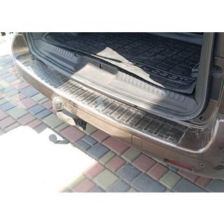 Protection de pare-chocs arrière avec rebord Carmos (inox) Opel Zafira Life 2019- photo 1