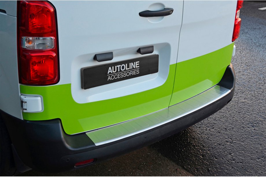 Opel Zafira Life 2019- Protection de Pare-chocs Arrière OmsaLine Inox Empattement Long Photo 1