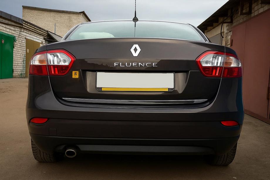 Renault Fluence 2009-2016 Baguette de coffre inox Image
